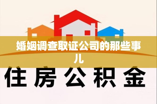 乐平婚姻调查取证公司的那些事儿