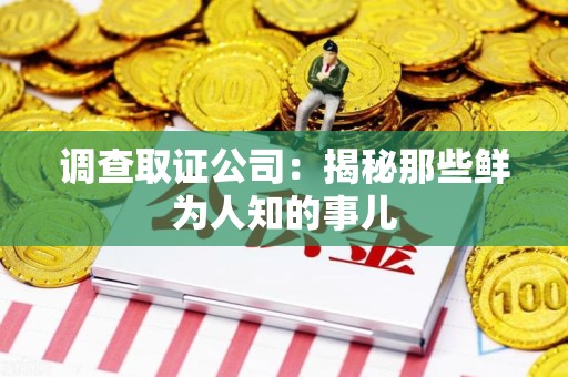 乐平调查取证公司：揭秘那些鲜为人知的事儿