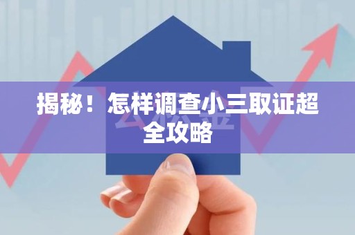 乐平揭秘！怎样调查小三取证超全攻略
