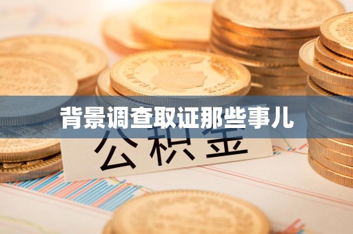 乐平背景调查取证那些事儿