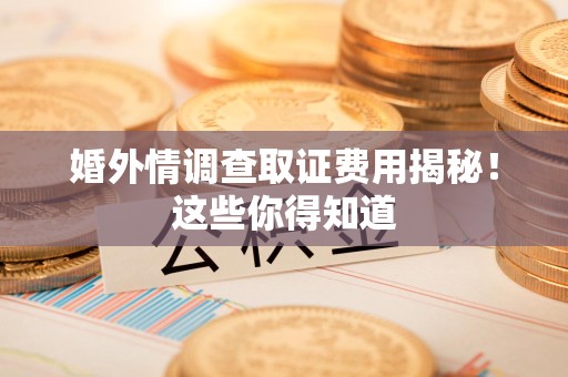 乐平婚外情调查取证费用揭秘！这些你得知道