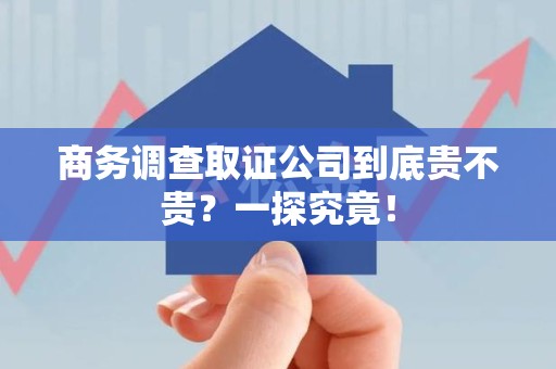 乐平商务调查取证公司到底贵不贵？一探究竟！