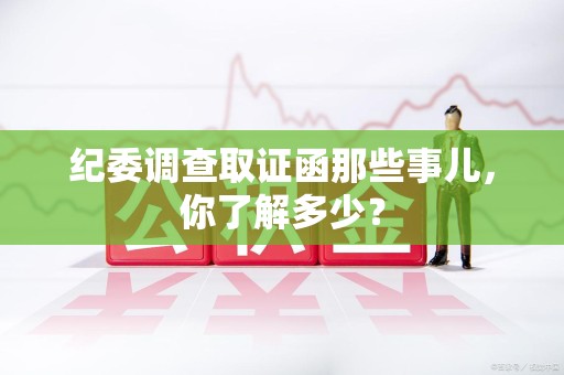 乐平纪委调查取证函那些事儿，你了解多少？