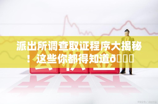 乐平派出所调查取证程序大揭秘！这些你都得知道😉